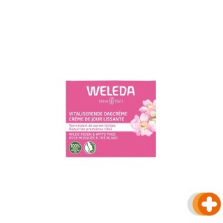 Weleda vitaliserende dagcreme wilde rozen & witte thee