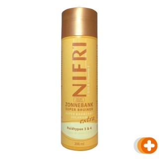 Nifri zonnebank super bruiner huidtypen 3&4