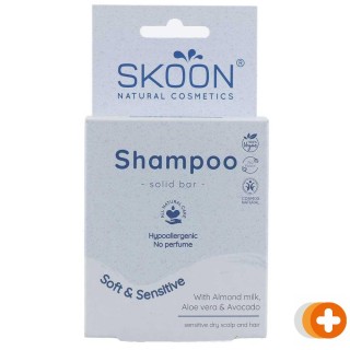 Skoon shampoo bar soft & sensitive hypoallergeen